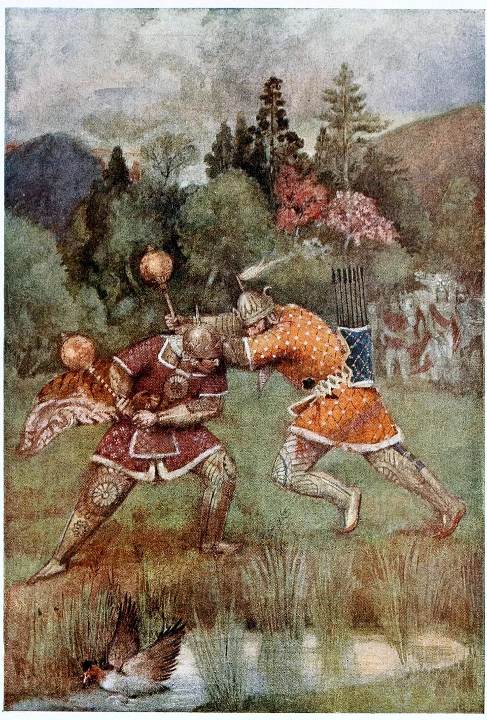 Depiction of Bhīma by Evelyn Paul