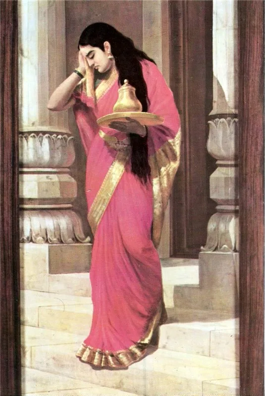 Depiction of Draupadī by Raja Ravi Varma