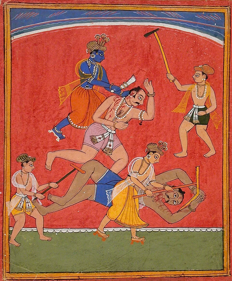 Depiction of Kamsa