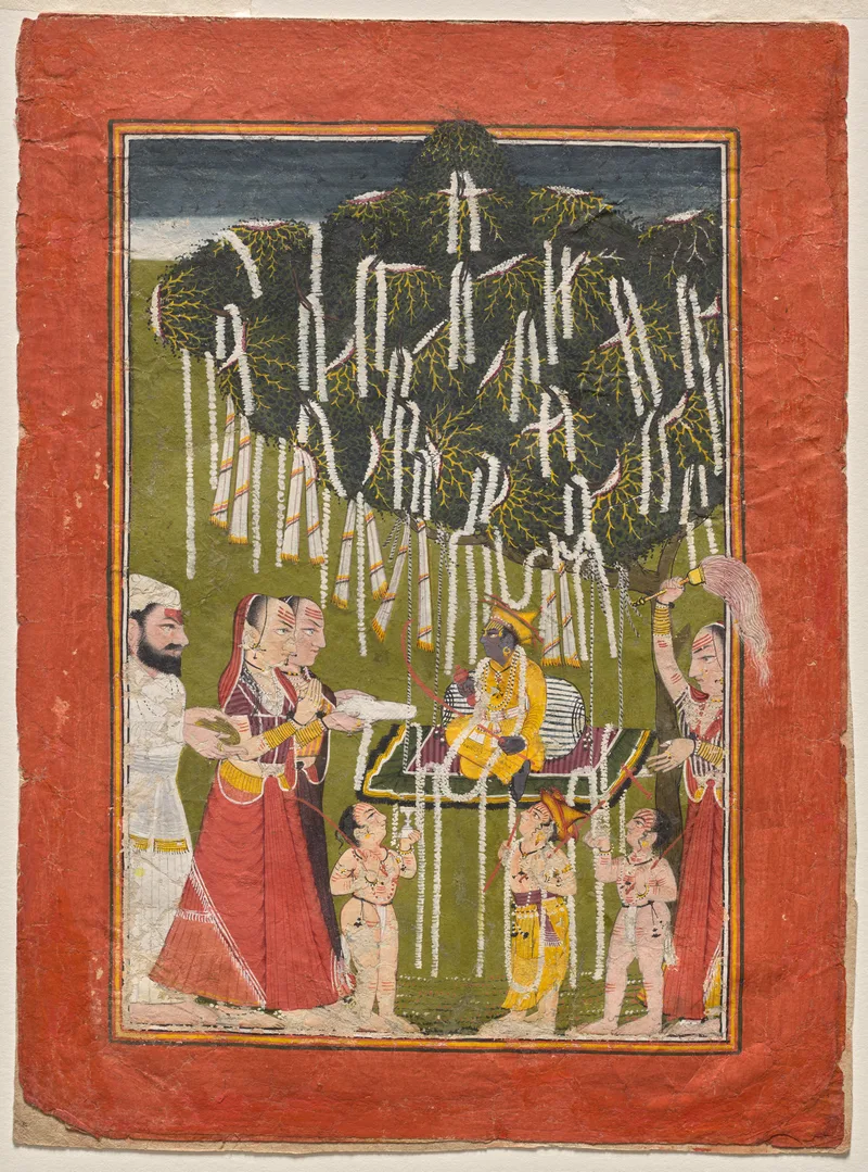 Depiction of Krishna