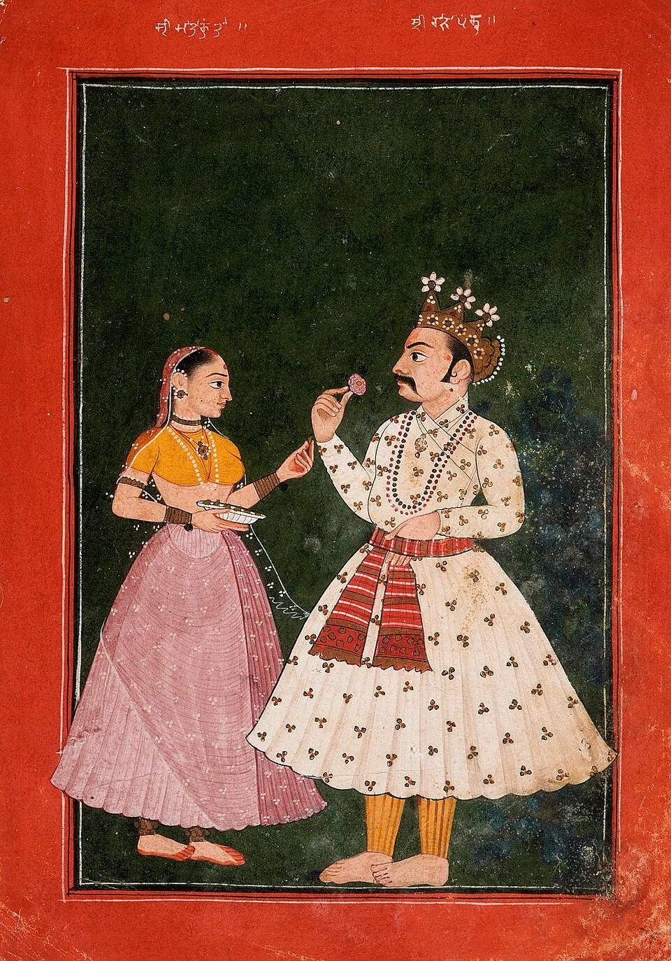 Depiction of Pāṇḍu