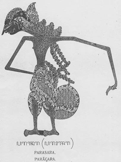 Depiction of Parashara