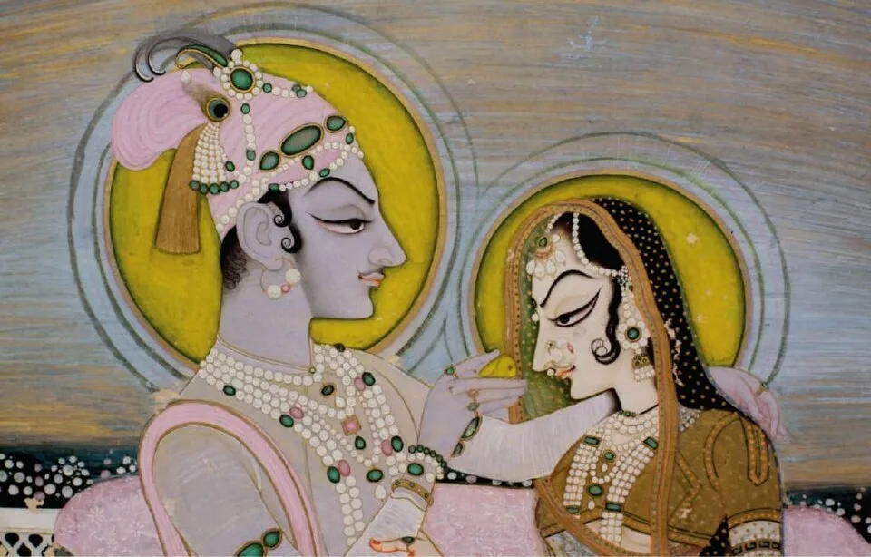 Depiction of Radha by Nihal Chand