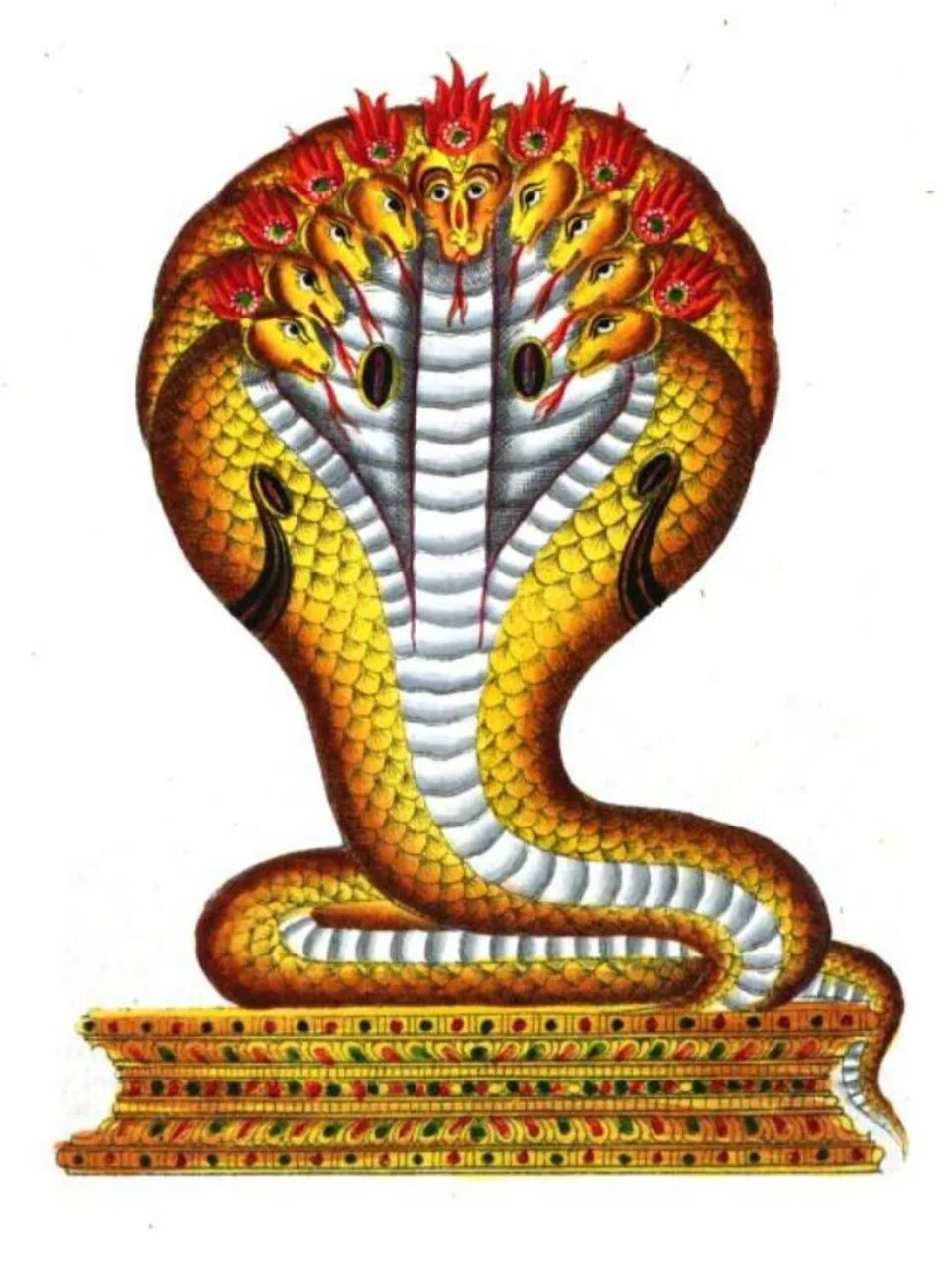 Depiction of Sheshanaga by E. A. Rodrigues