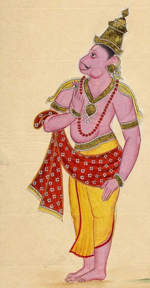Depiction of Sugriva by Company School
