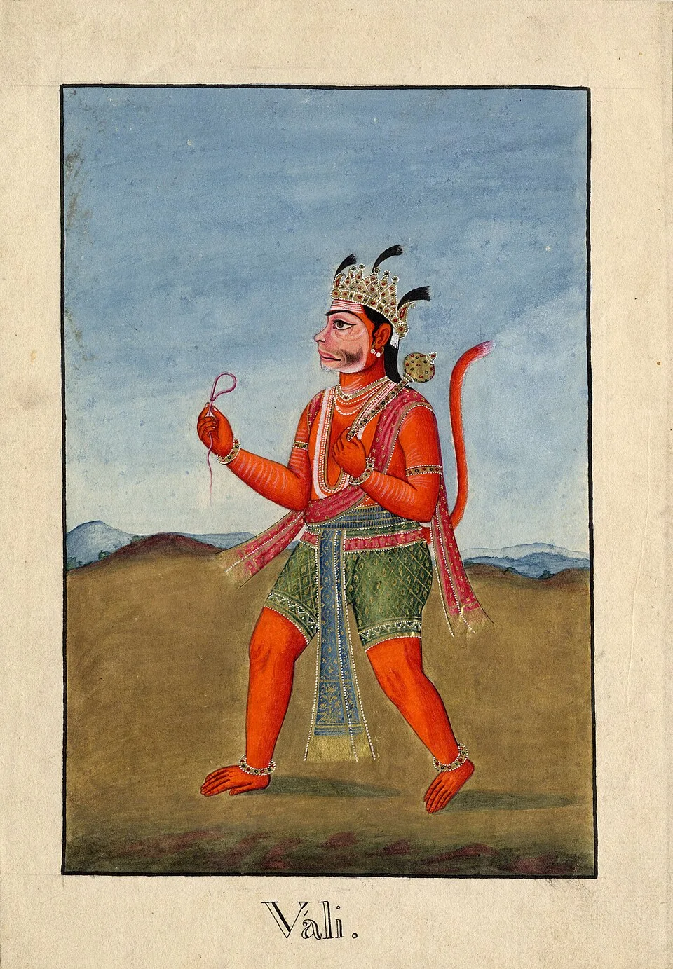 Depiction of Vali by Company School