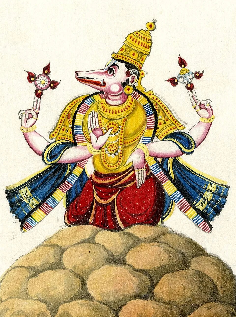 Depiction of Varaha by Unknown author