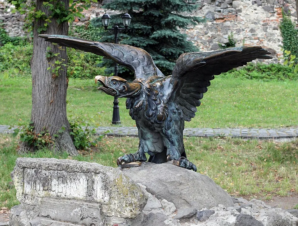 Depiction of Totemic Bird of the Árpáds by George Chernilevsky