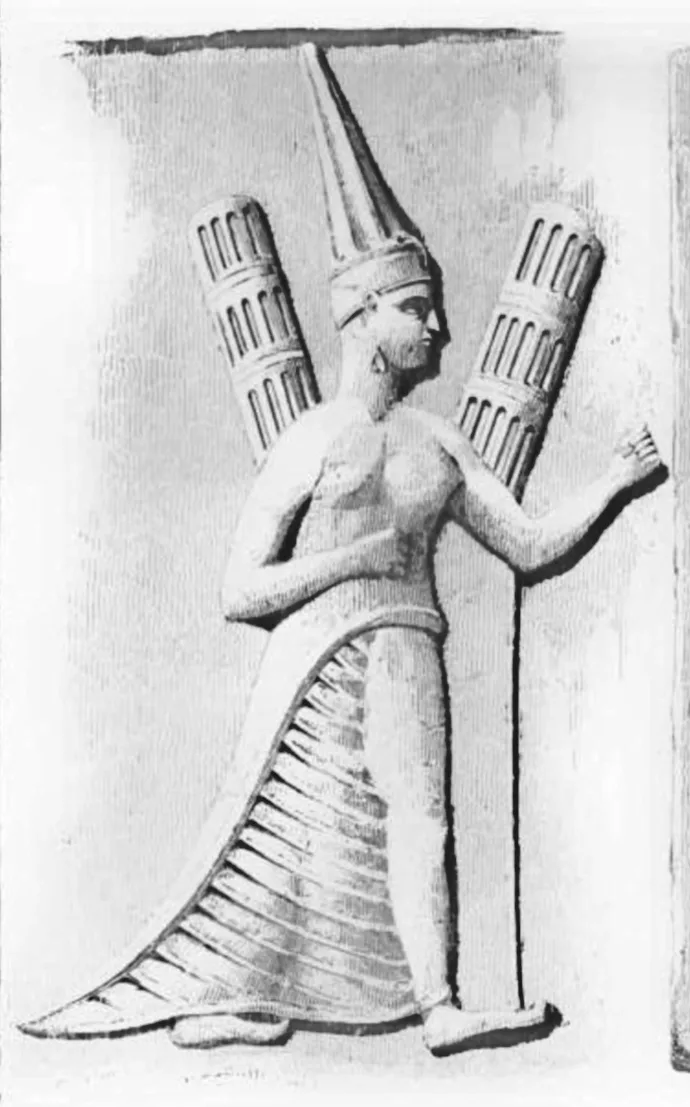 Depiction of Shaushka by Charles Texier