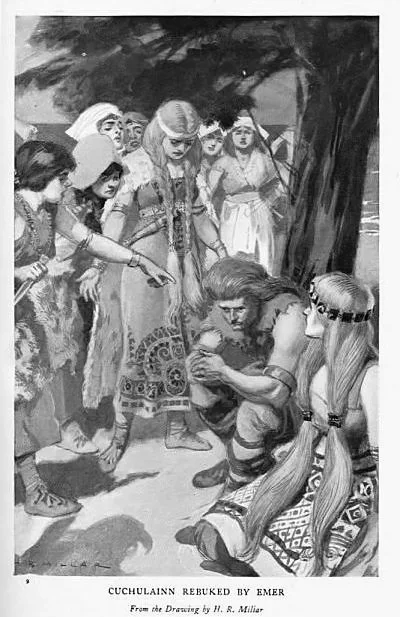 Depiction of Emer by Harold Robert Millar