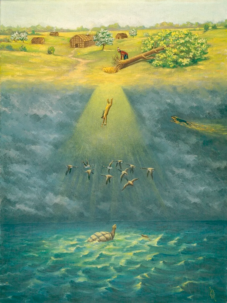 Depiction of Iethinihstén:ha by Ernest Smith