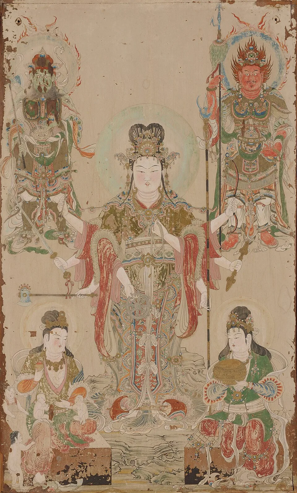 Depiction of Benzaiten by Unknown author