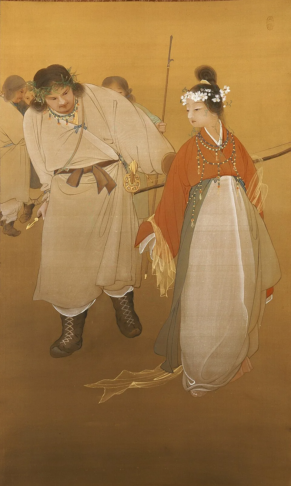 Depiction of Ninigi by Ishii Rinkyo (1884-1930)