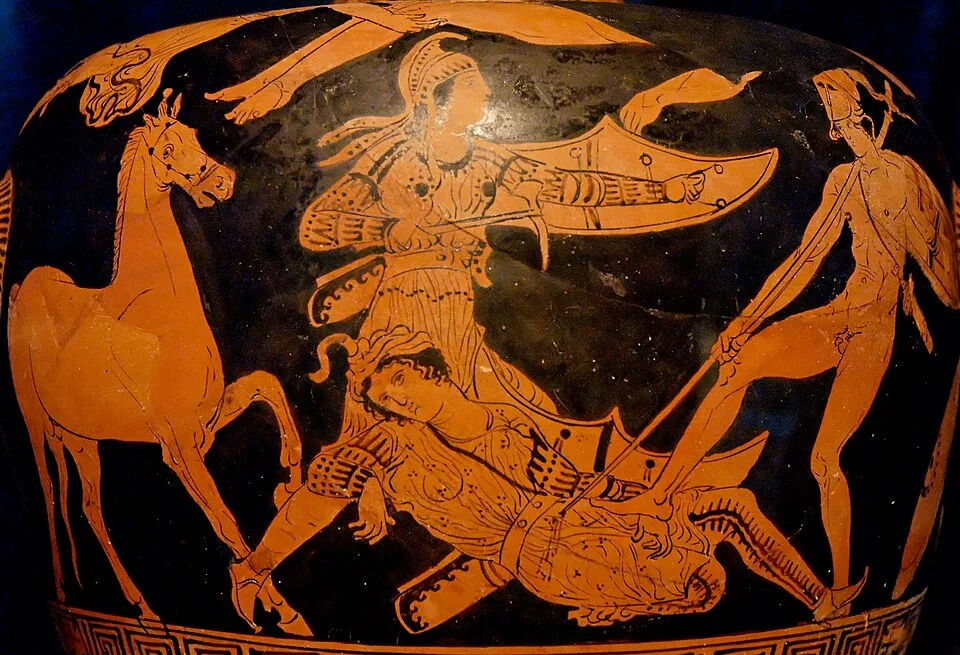 Depiction of Sarpedon by Jastrow