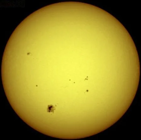 Depiction of Sun by NASA