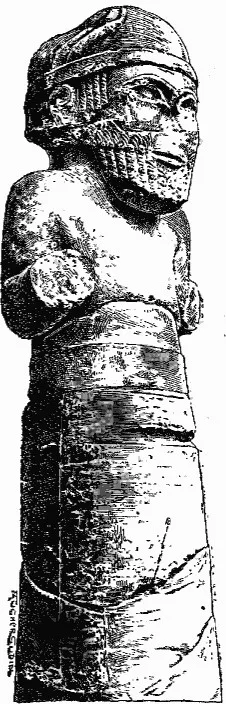 Depiction of Adad by H. Faucher-Gudin