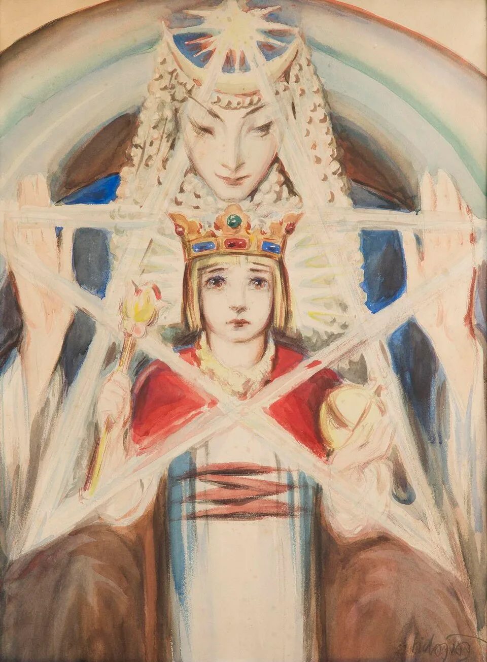 Depiction of Gilgamesh by Kazimierz Sichulski