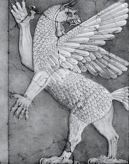 Depiction of Tiamat by Unknown author