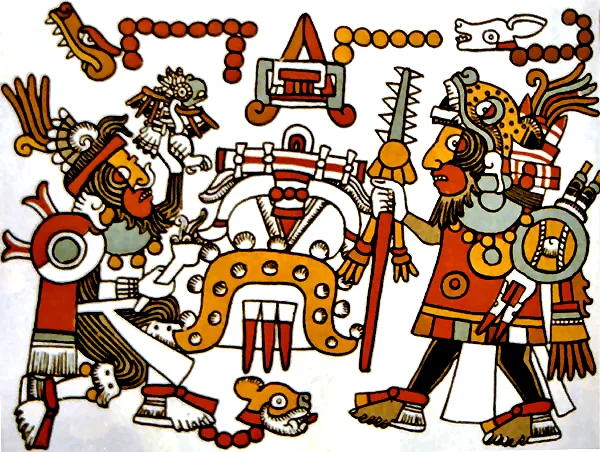 Depiction of Lord 8 Deer Jaguar Claw by Unknown author