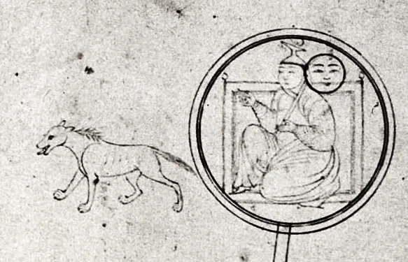 Depiction of Alan Gua by 1405-1409 artist