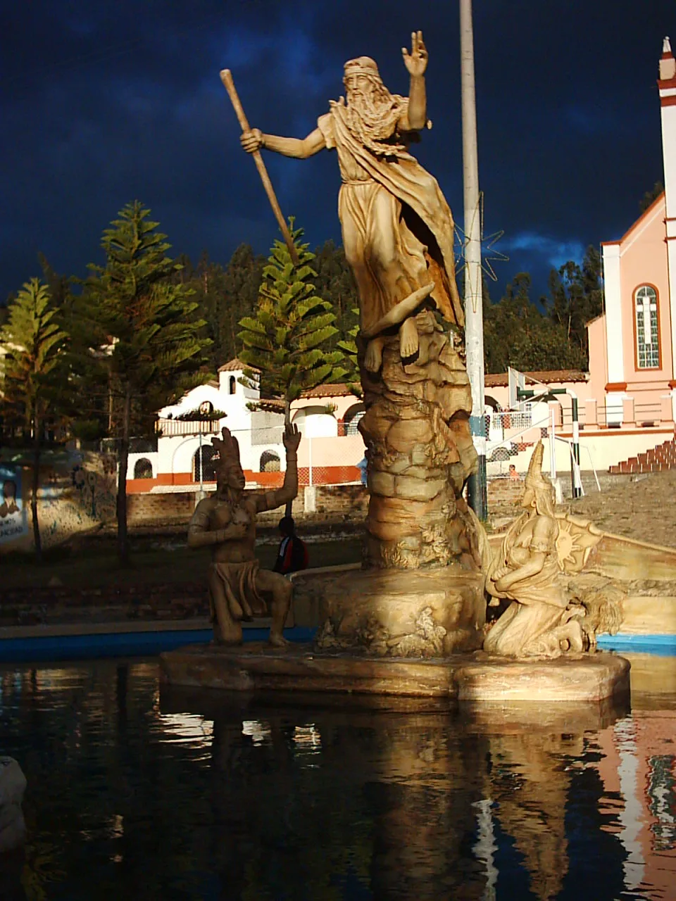 Depiction of Bochica by Frank Ballesteros