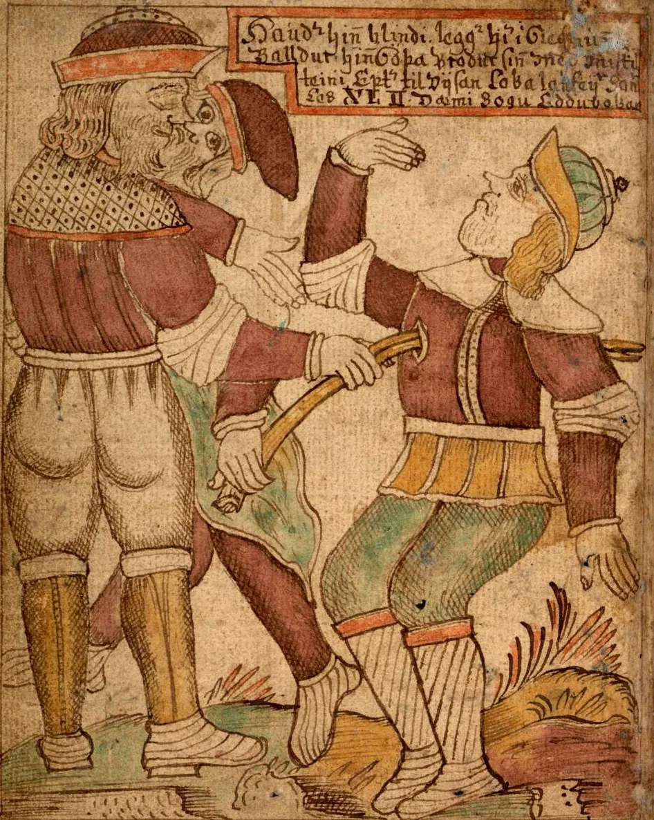 Depiction of Baldr
