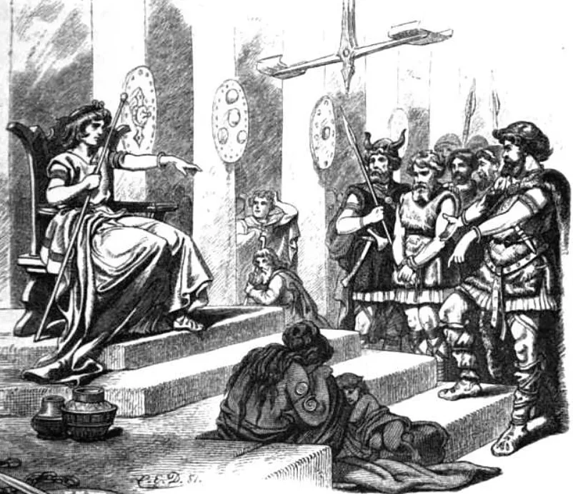 Depiction of Forseti by Carl Emil Doepler (1824-1905)