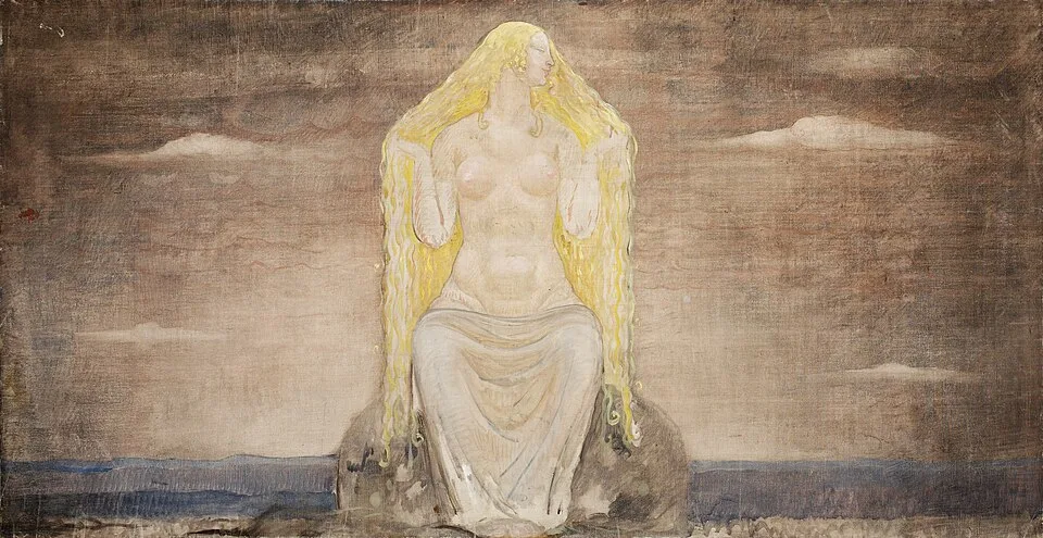 Depiction of Freyja by John Bauer