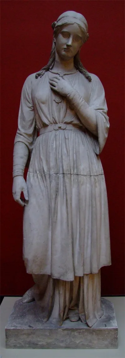 Depiction of Nanna by Photography by Bloodofox of a work by H. W. Bissen (1786-1840).