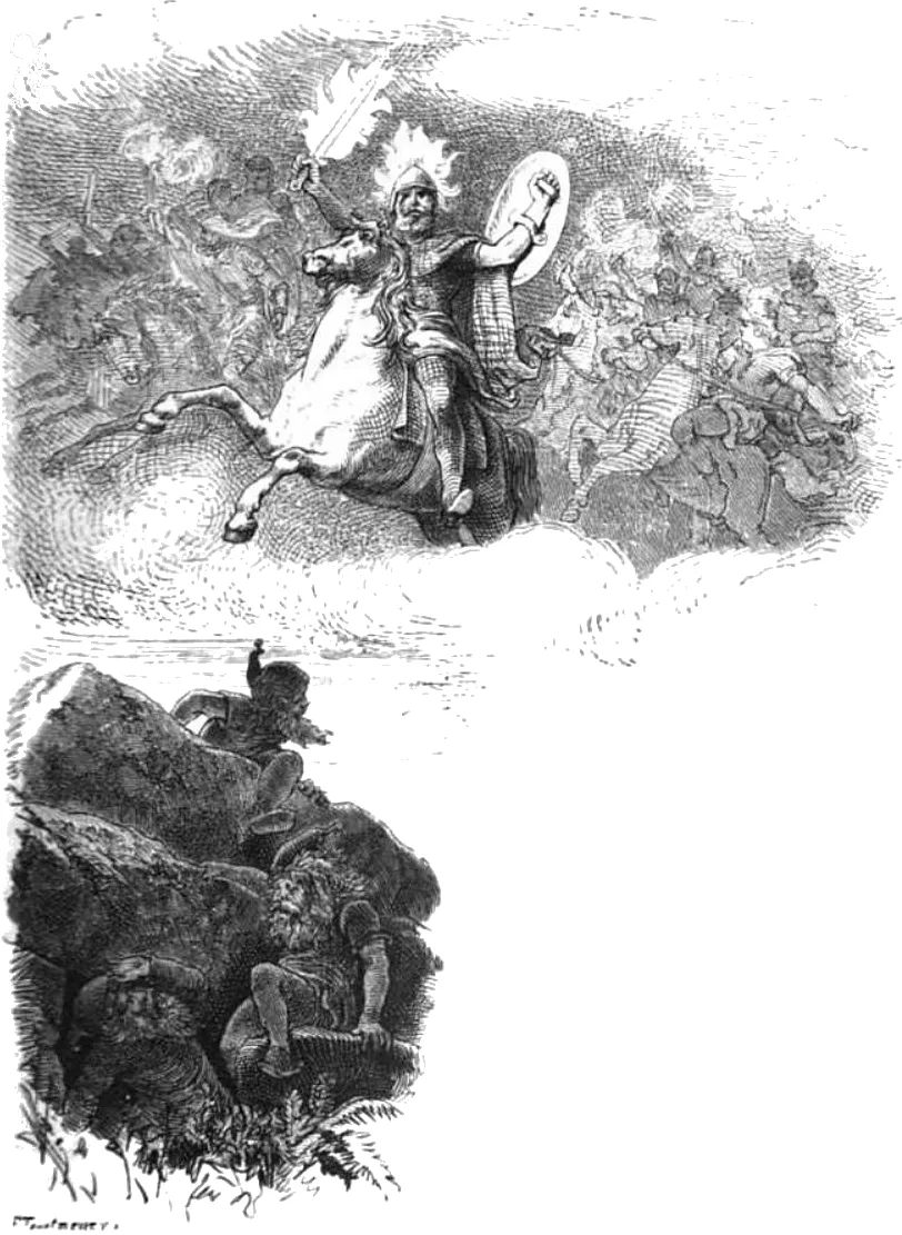 Depiction of Surtr by Friedrich Wilhelm Engelhard (1813-1902)