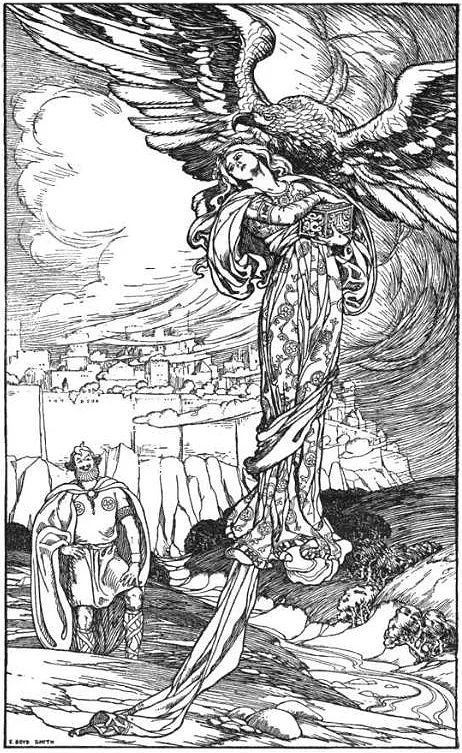 Depiction of Þjazi by Elmer Boyd Smith
