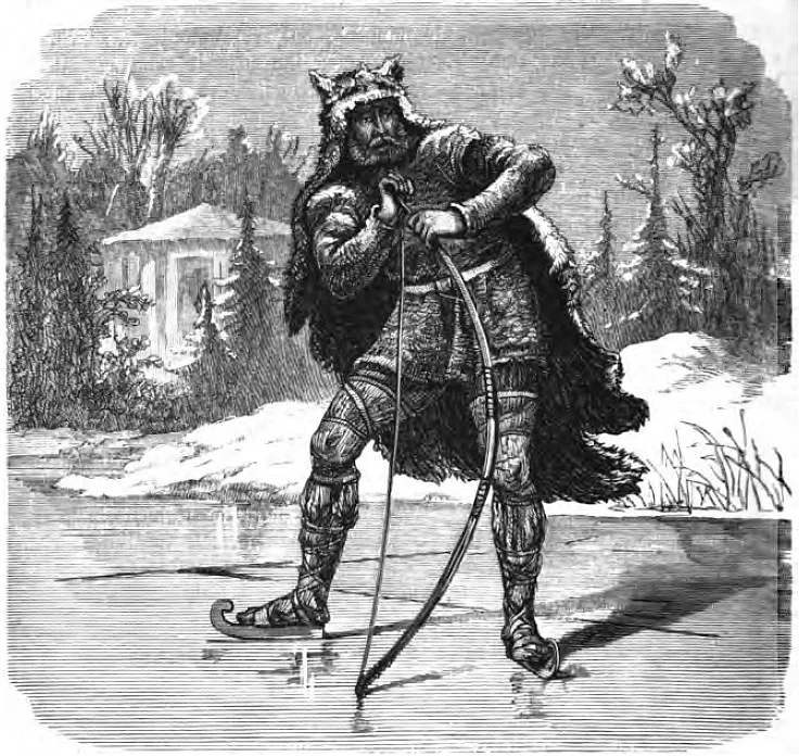 Depiction of Ullr by Friedrich Wilhelm Heine (1845-1921)