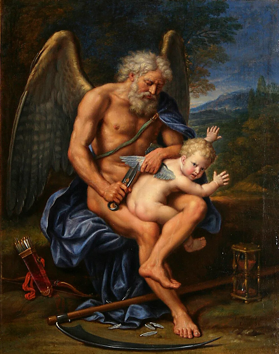Depiction of Chronos by Pierre Mignard I