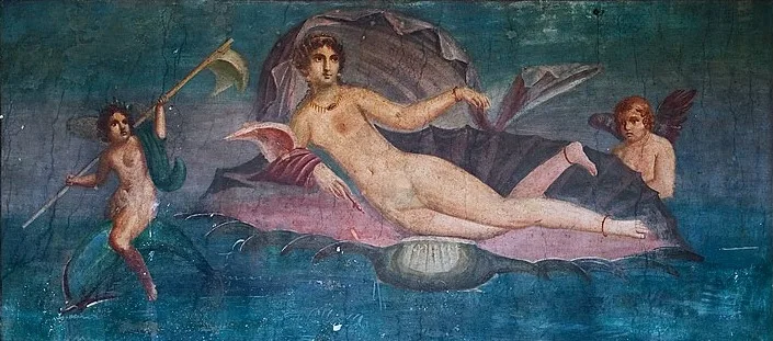 Depiction of Herentas, goddess of desire by unknown ancient Rome artist, photo of Stephen Haynes