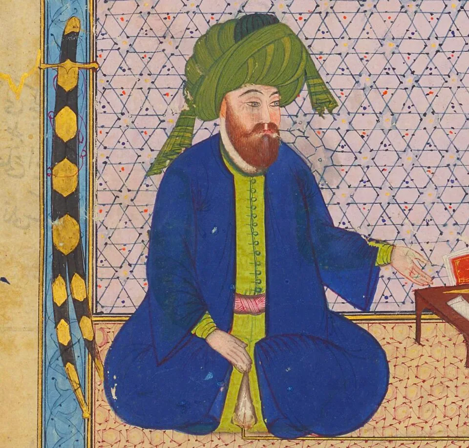 Depiction of Husayn by Sun'i