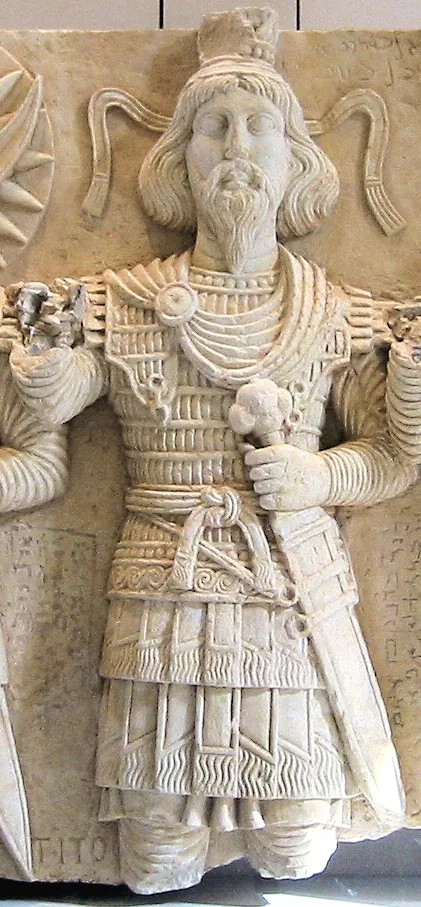 Depiction of Baal Shamem by Katolophyromai