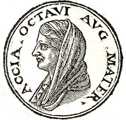 Depiction of Atia Balba Caesonia by Published by Guillaume Rouille (1518?-1589)