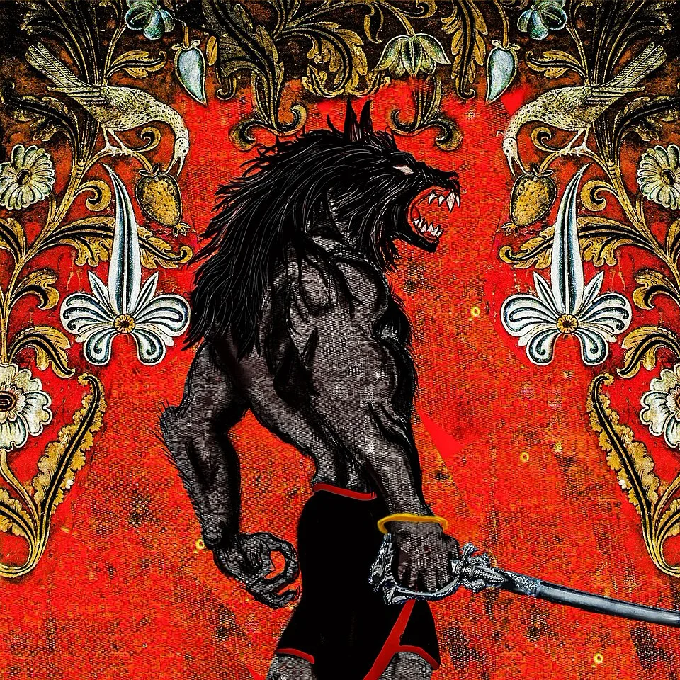 Depiction of Mahasona, the great graveyard demon by Unknown author