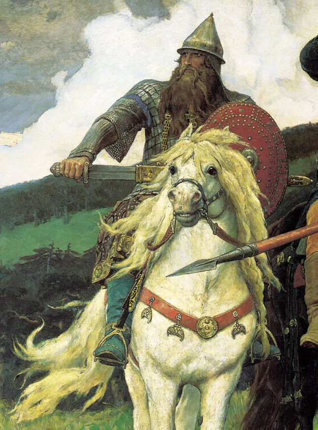 Depiction of Dobrynya Nikitich by Viktor Vasnetsov