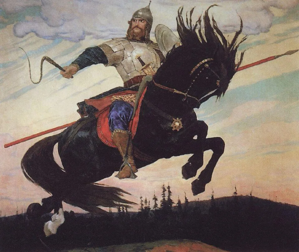 Depiction of Ilya Muromets by Viktor Vasnetsov
