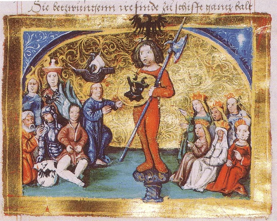 Depiction of Svarozhich by Georg Spalatin
