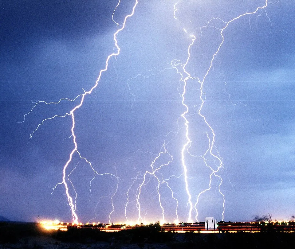 Depiction of Lightning by U.S. Air Force photo by Edward Aspera Jr.