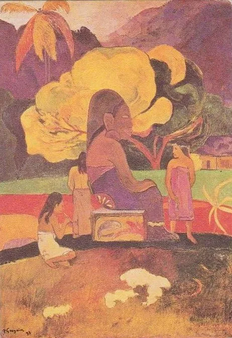 Depiction of Hina by Paul Gauguin