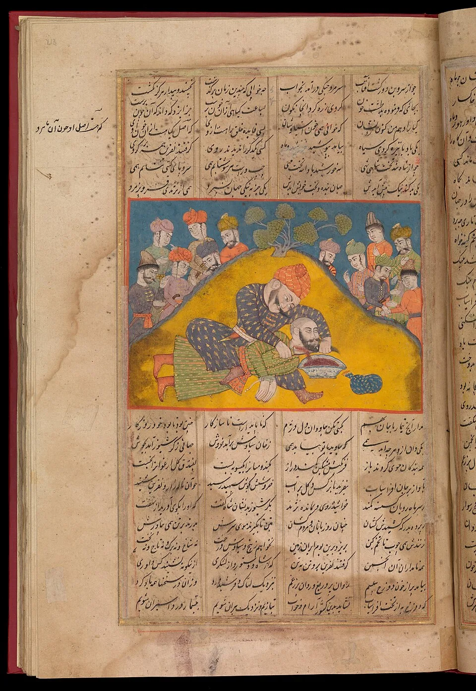 Depiction of Siyovush by Unknown author