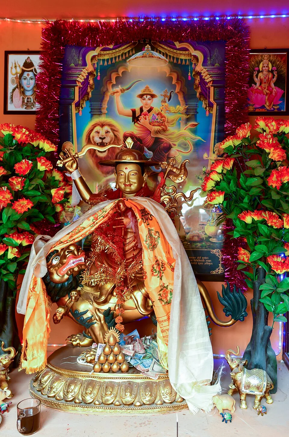 Depiction of Dorje Shugden by Christopher J. Fynn
