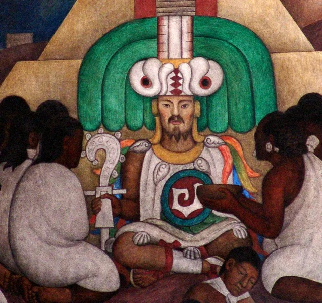 Depiction of Topiltzin Ce Acatl Quetzalcoatl by O.Mustafin