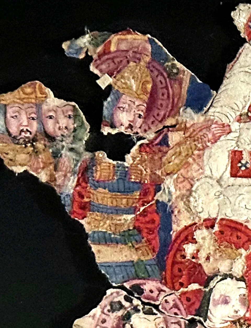 Depiction of Bögü Khan by 8th century Manichean painter