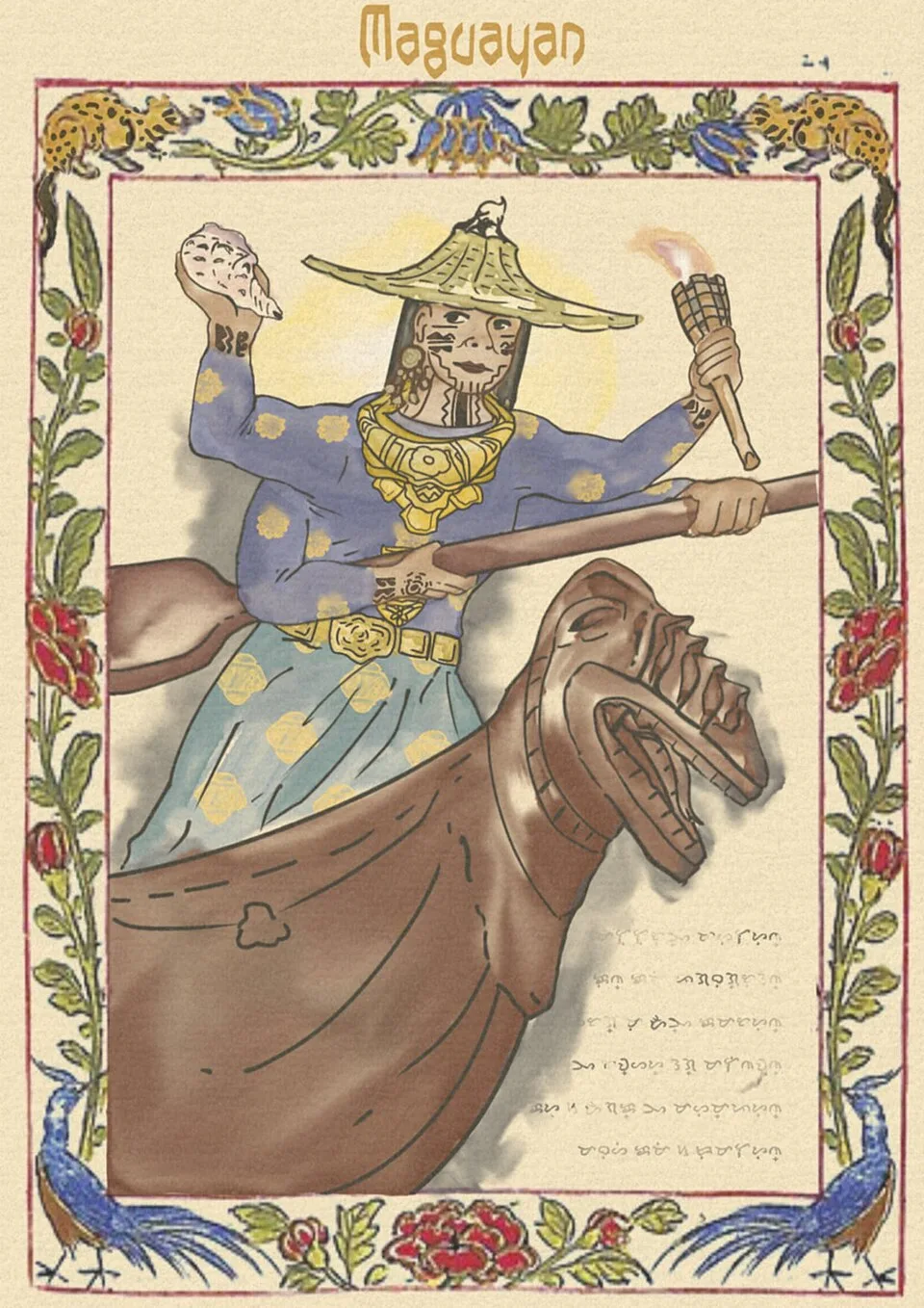 Depiction of Magwayen by Mackieforthstone