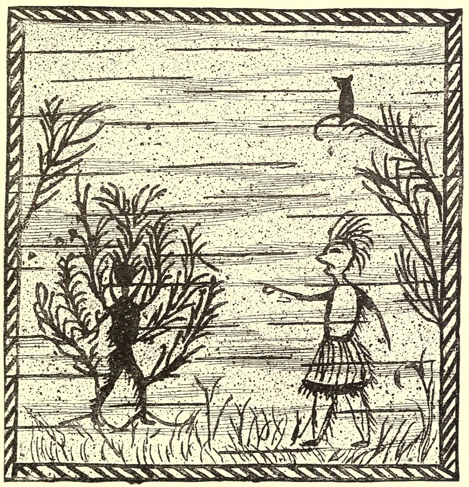 Depiction of Gluskap by Tomah Joseph
