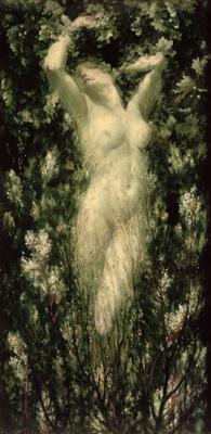 Depiction of Blodeuwedd by Christopher Williams